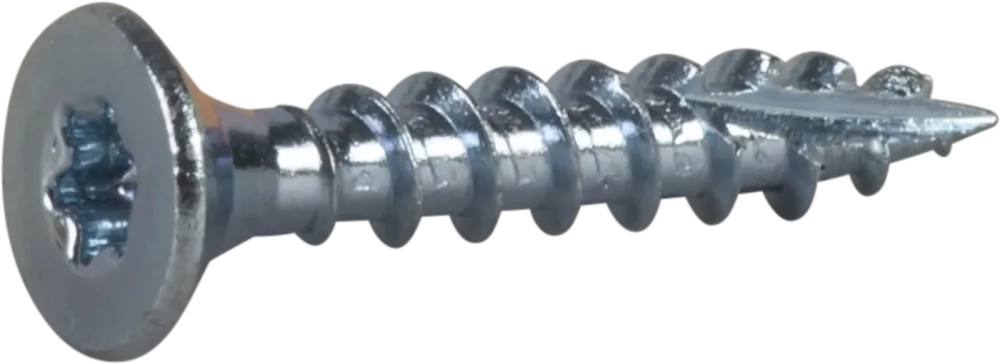 ESSVE 123189 Träskruv 5 mm Ø, TX25, helgängad, försänkt, FZB 70 mm, 100-pack