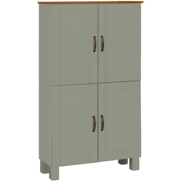 Högskåp till badrum Loft24 Alby Högskåp till Badrum 130x75x30 cm Grön