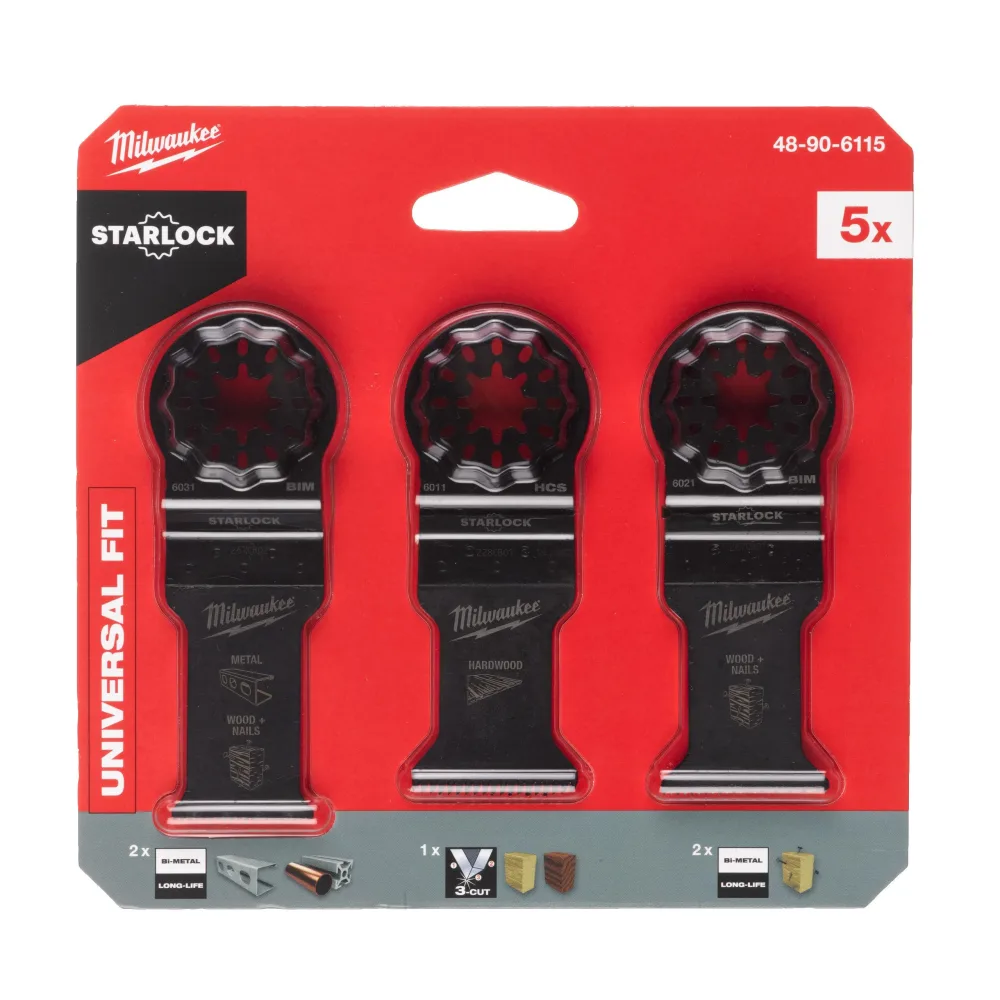 Milwaukee 48906115 Instickssågblad 5-pack