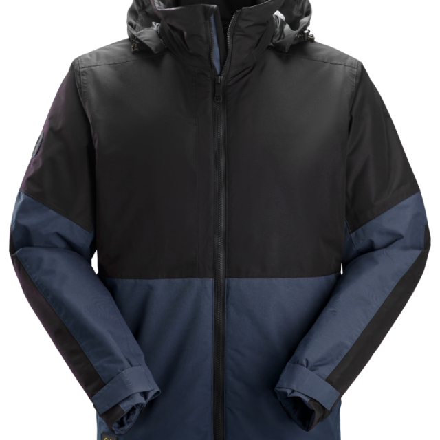 VINTERJACKA SNICKERS WORKWEAR FODRAD AW WP, MARIN/SVART STL S