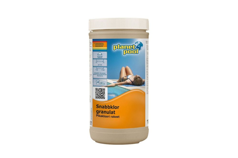 Vattenvård Planet Pool Snabbklor Granulat 1 kg