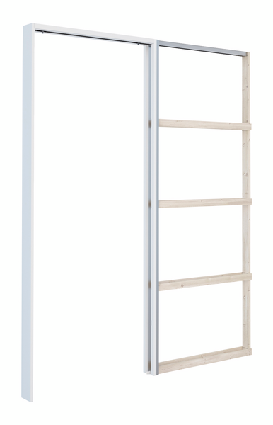 KARM SKJUTDÖRR 95MM 7X21 VIT ENKELGIPS