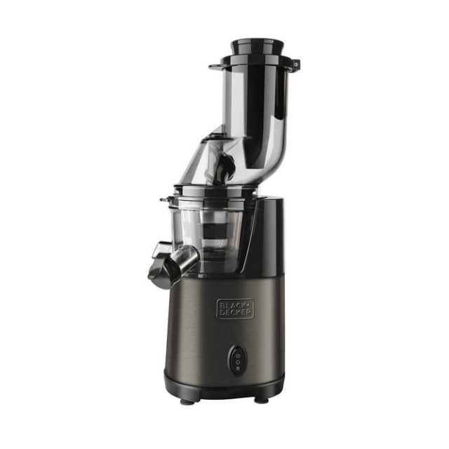 Juicepress Black+Decker Slow Juicer BXJE200E Borstat Rostfritt Stål