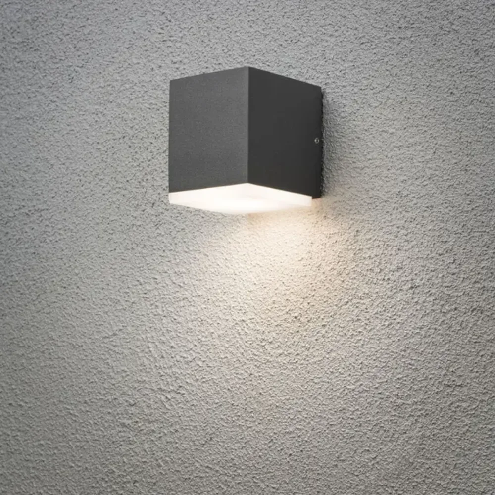 Konstsmide Monza Vägglykta LED 6W Mörkgrå | Handla Nu