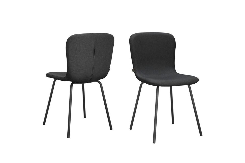 Matstol Ulmar Set med 2 Antracit
