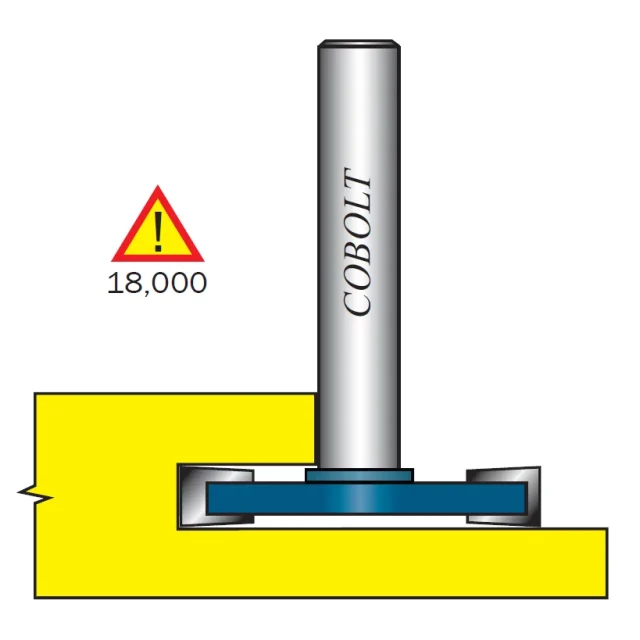 Cobolt 213-036 Skivnotfräs utan lager L=3,6 mm, D=36