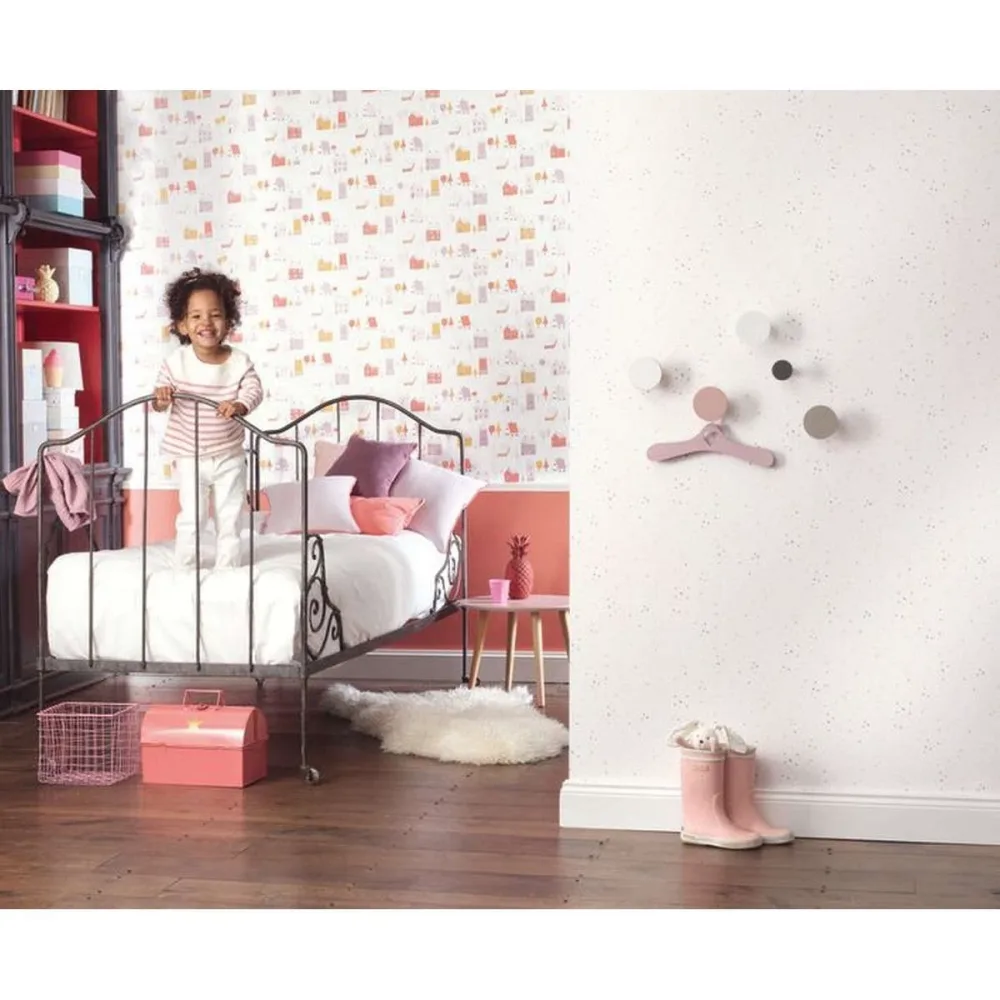 Happy Dreams Small Village Rose/corail Hpdm82841230 Tapet | Stuvbutiken - Bild 3