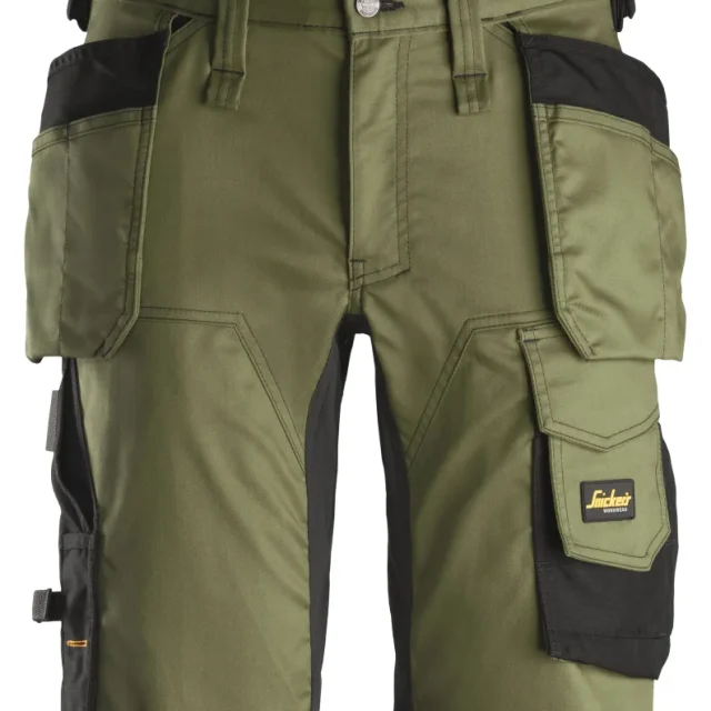 Snickers Workwear 6141 Shorts grön 44