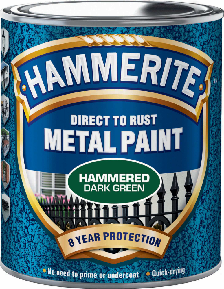 HAMMARLACK HAMMERITE MÖRKGRÖN 250ML