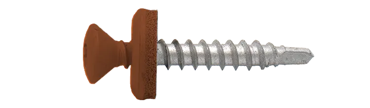 Ejot 860587 Fasadskruv TX20, lågprofil, 4,8x35 mm, 250-pack Tegelröd - Bild 2