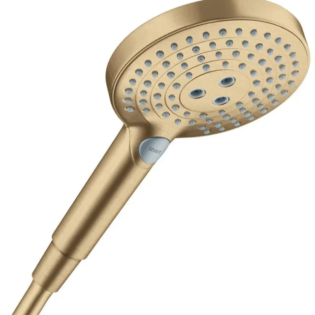Hansgrohe Raindance Select S120 26530140 Handdusch 3 stråltyper, Ø125 mm, borstad brons