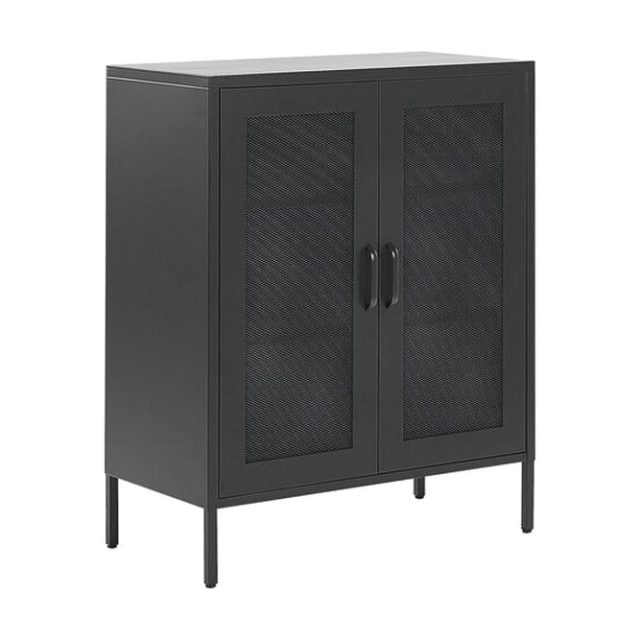 CARDRONA Skåp 80x40 cm Stål/Svart