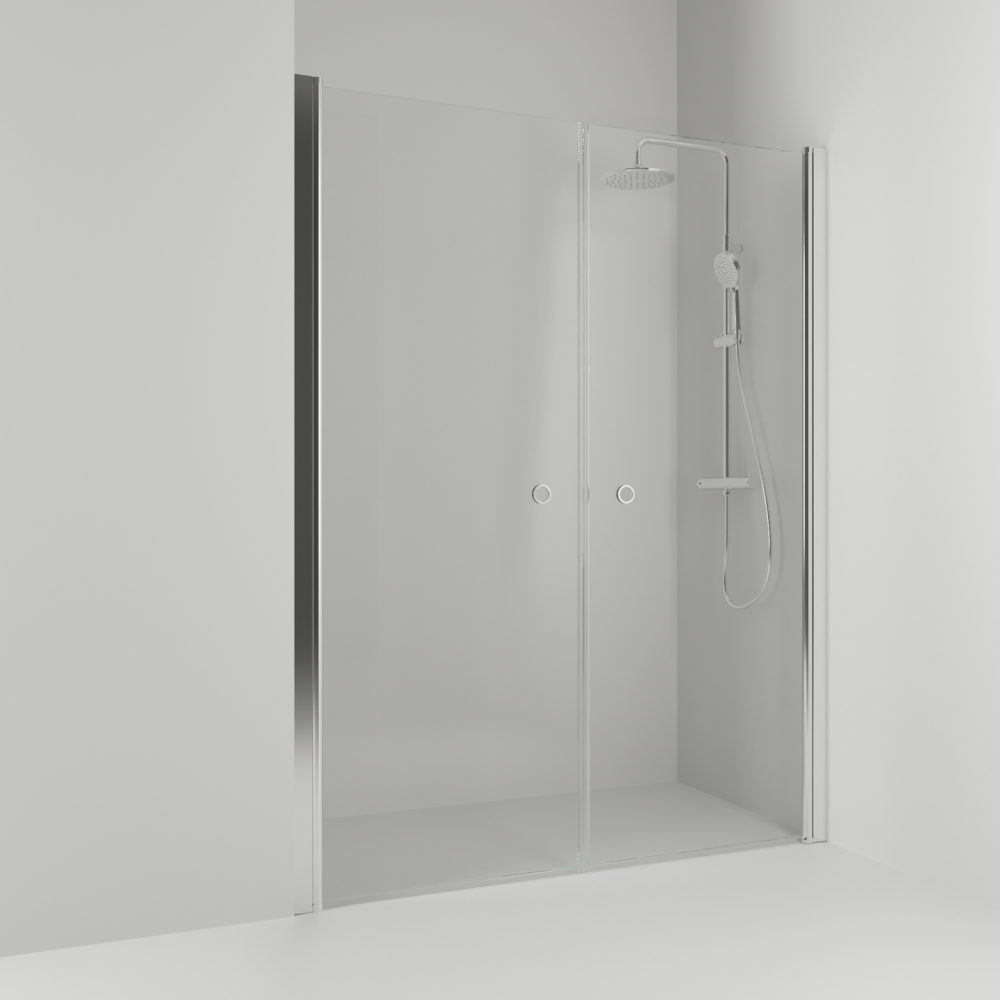 NISCHDUSCH SVEDBERGS SKOGA RAK ALU BLANK KLAR DUBBEL INTHT 138X198X3CM