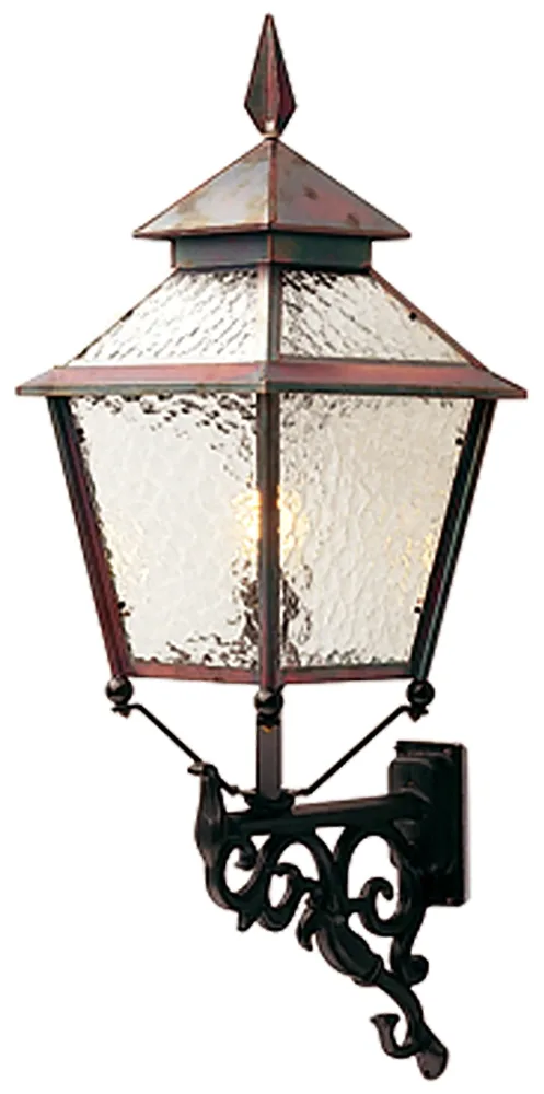 Westal Eriksberg Vägglykta koppar, gjutjärn, 930 x 306 mm