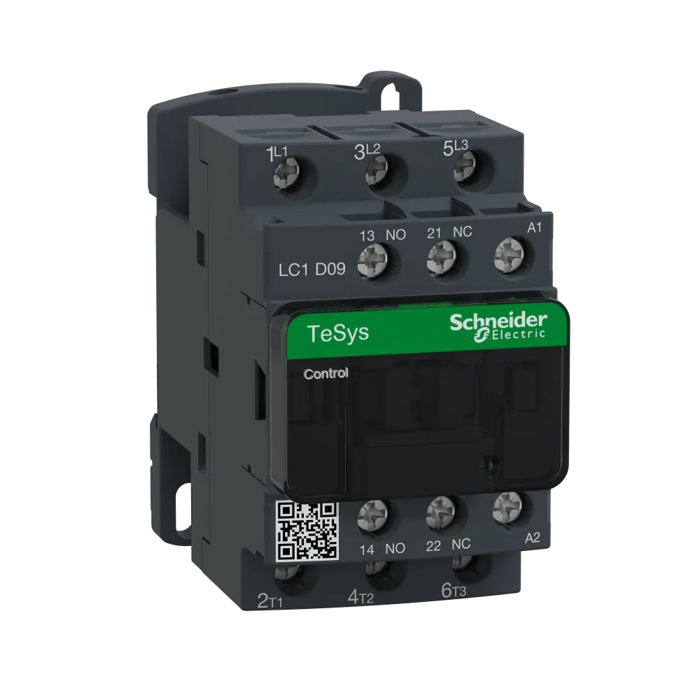 Schneider Electric LC1D09B7 Kontaktor 9-38A LC1D, AC spole 9A, 4 kW, 24V AC - Bild 2