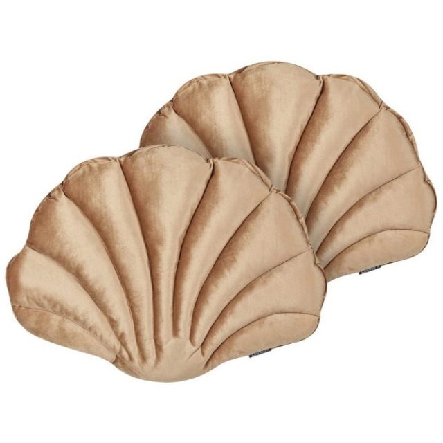 Prydnadskuddar Consolida set om 2 Beige