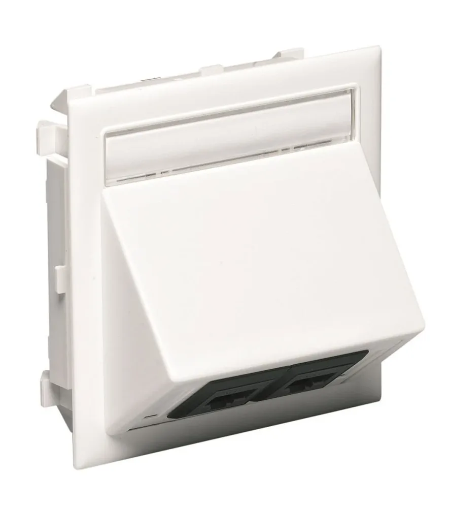 Schneider Electric Lex Com Cat6 UTP Anslutningssats 84 x 84 mm 2 kopplingar