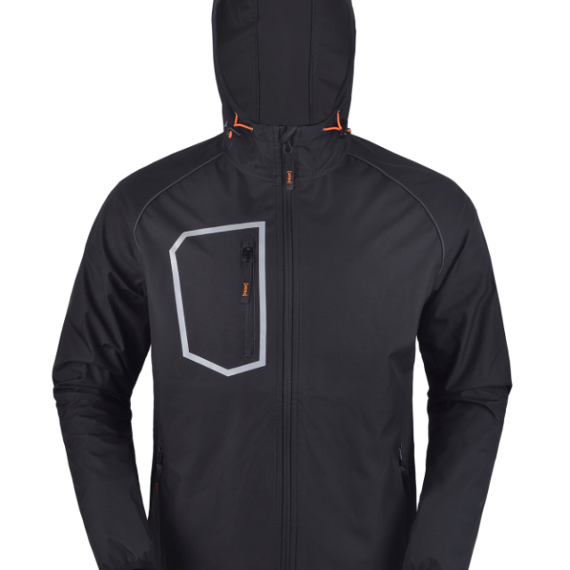 LIGHT SOFTSHELL JACKA SVART L
