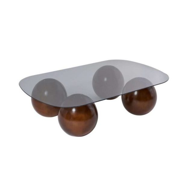 Soffbord Nordure Maroulburg Soffbord 118 cm Grå,Brun