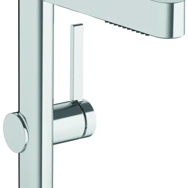Hansgrohe Finoris 230 Tvättställsblandare push-open ventil Svart