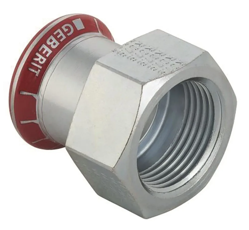 Geberit 1552658 Övergångsmuff inv. gänga, elförzinkad 35 x 20 mm - Bild 2