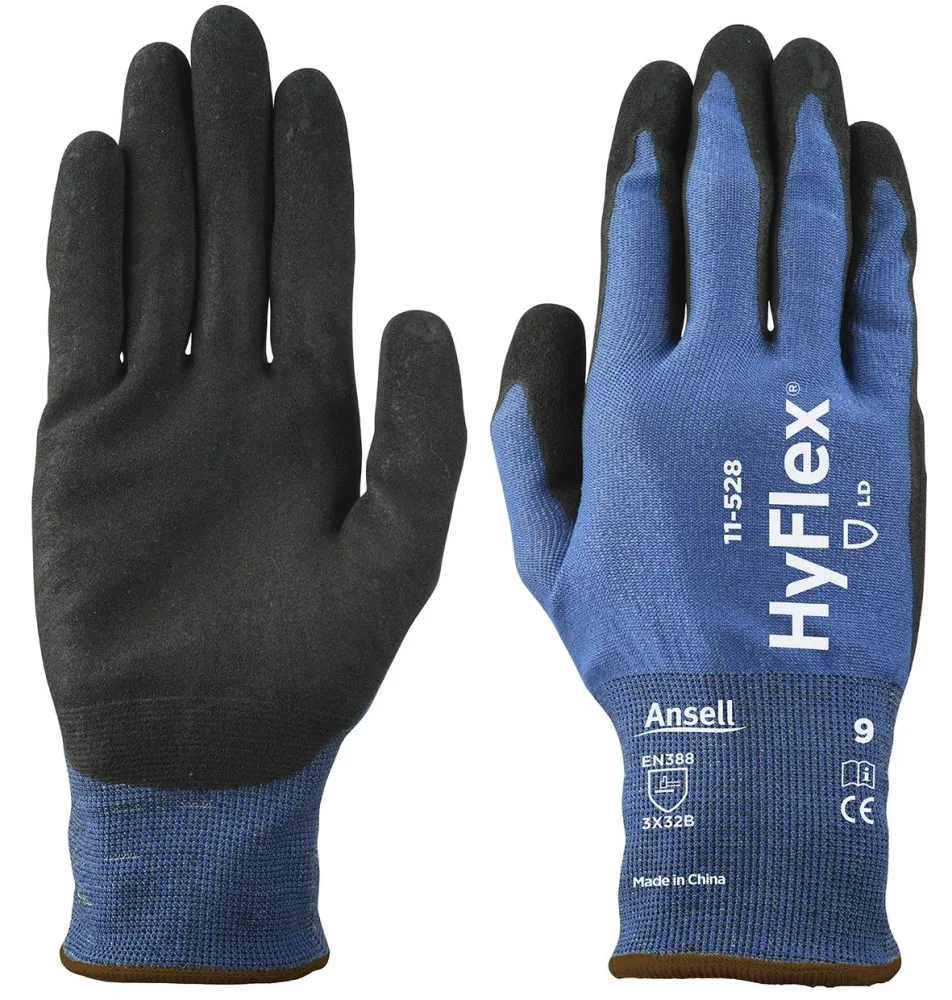 Ansell HyFlex 11-528 Skärskyddshandske nitril, sömlös 7