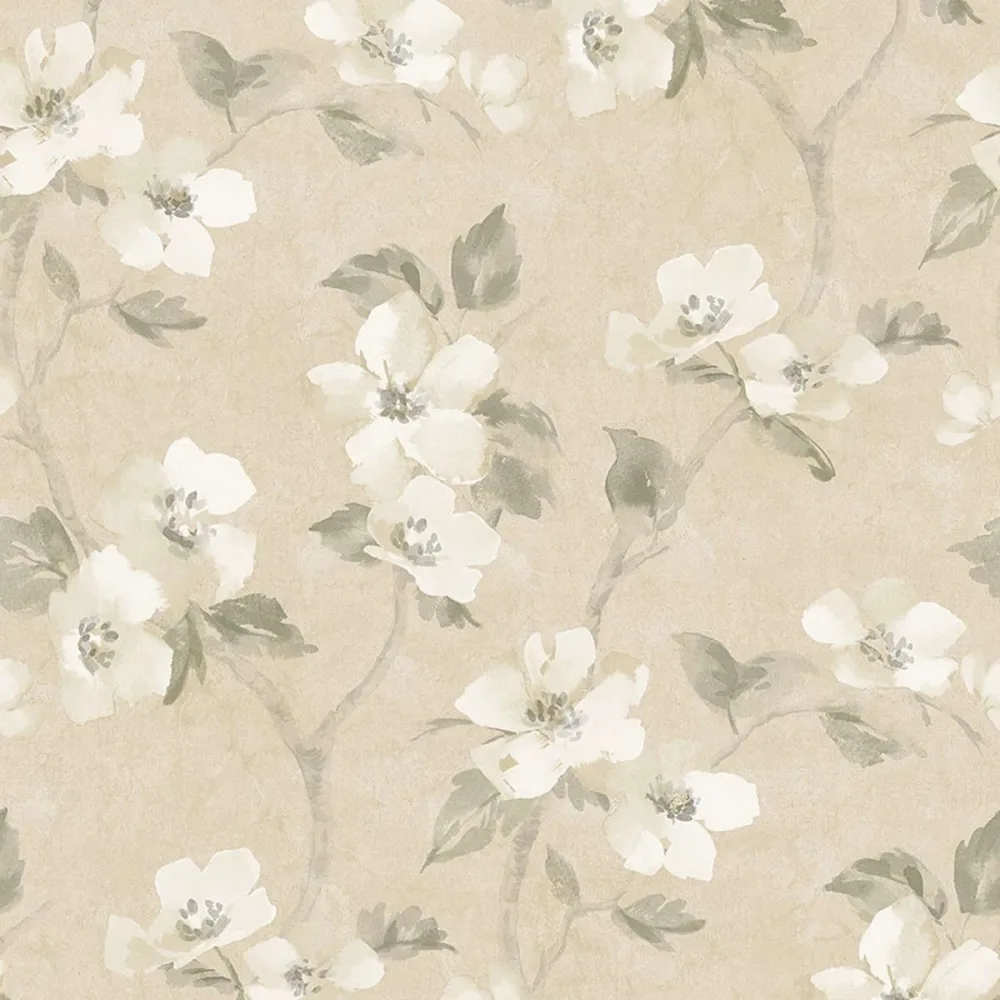 Tapet Cottage Garden Helen´s Flower 3584 Gul Blommig