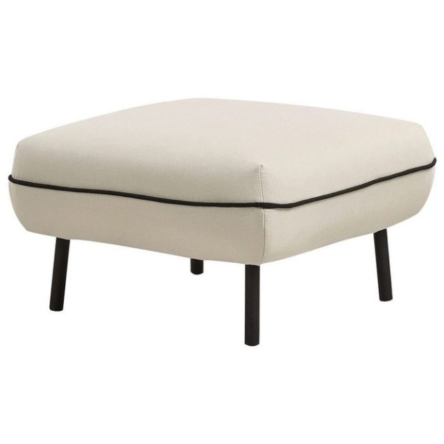 Fotpall Tonsberg Beige/svart