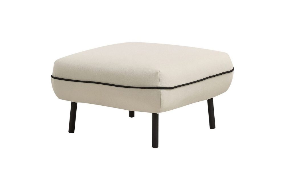 Fotpall Tonsberg Beige/svart