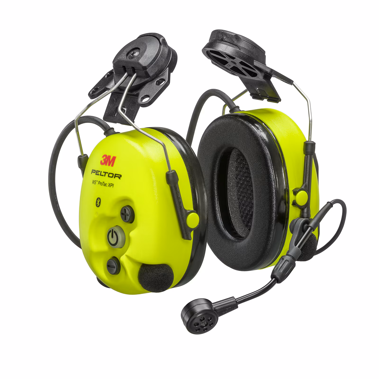 Kjøp 3M Peltor Hørselsklokke WS ProTac XPI Bluetooth-headset med hjelmfeste, med nivåavhengig, gul, FLX2, MT15H7P3EWS6-111