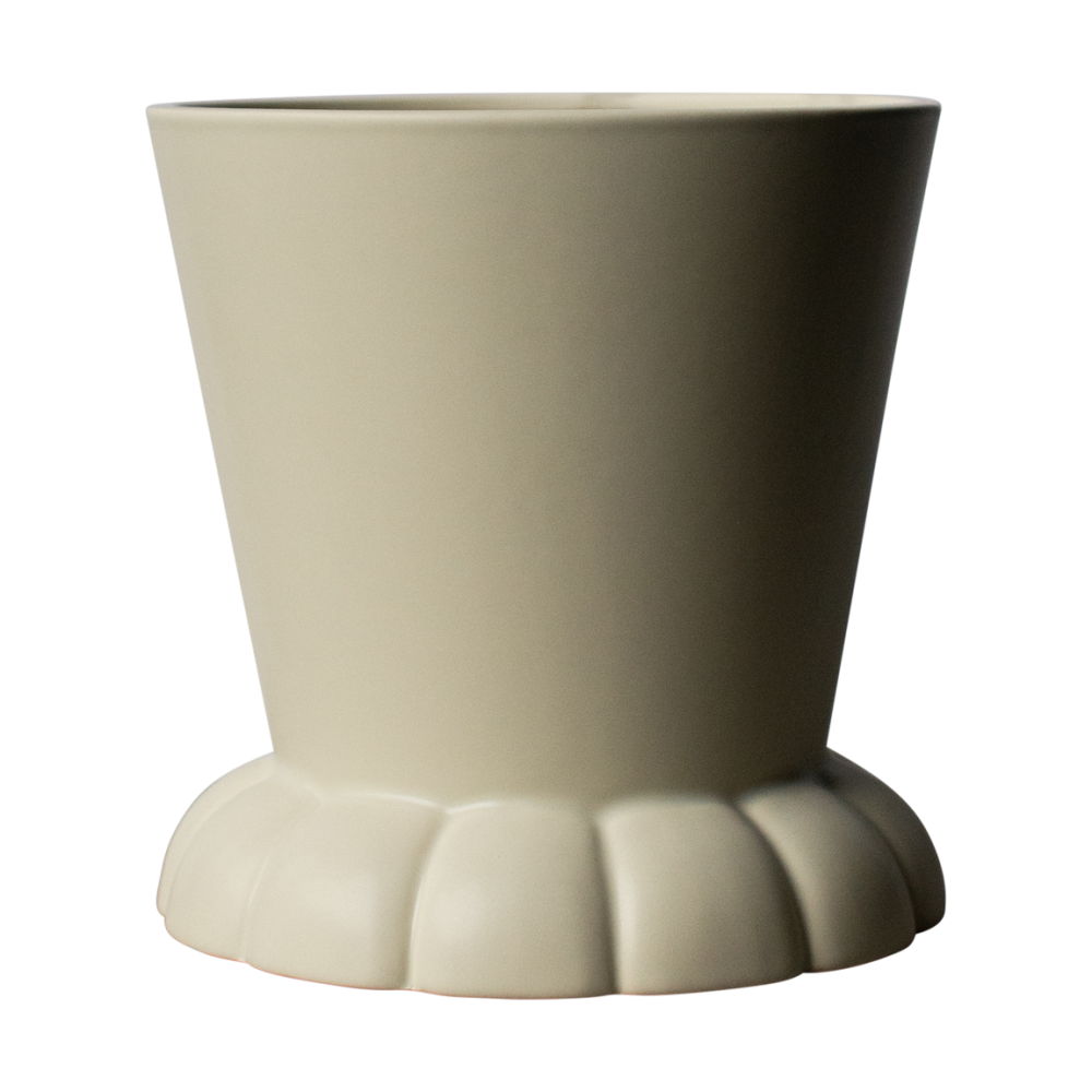 Flora kruka Ø19 cm, Creme