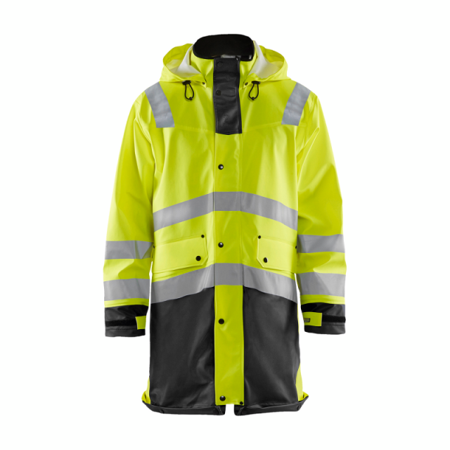 VARSELREGNJACKA 4326 XL GUL/SVART KLASS 3