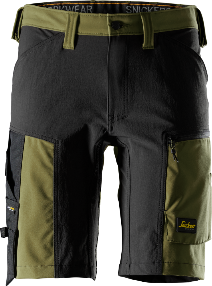 STRETCHSHORTS AW KHAKIGRÖN/SVART STL 52