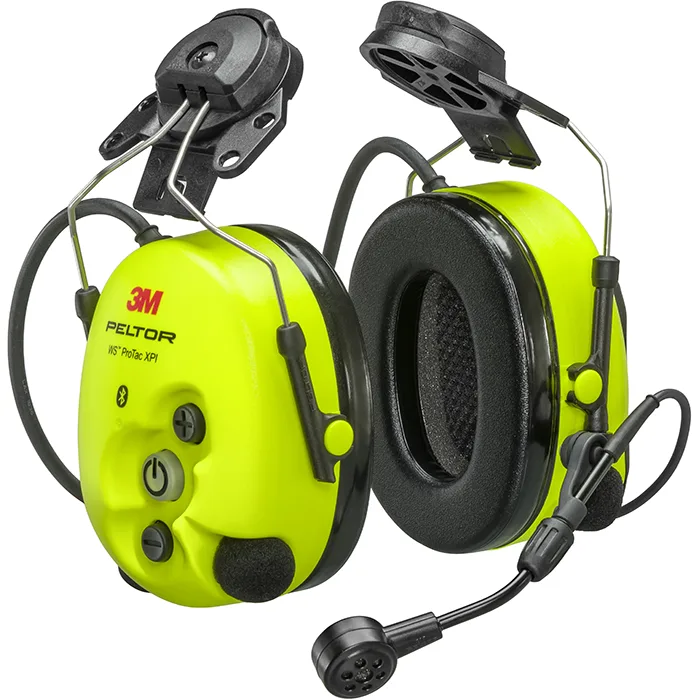 3M Peltor WS ProTac XPI Hörselskydd hjälmfäste, med Bluetooth®