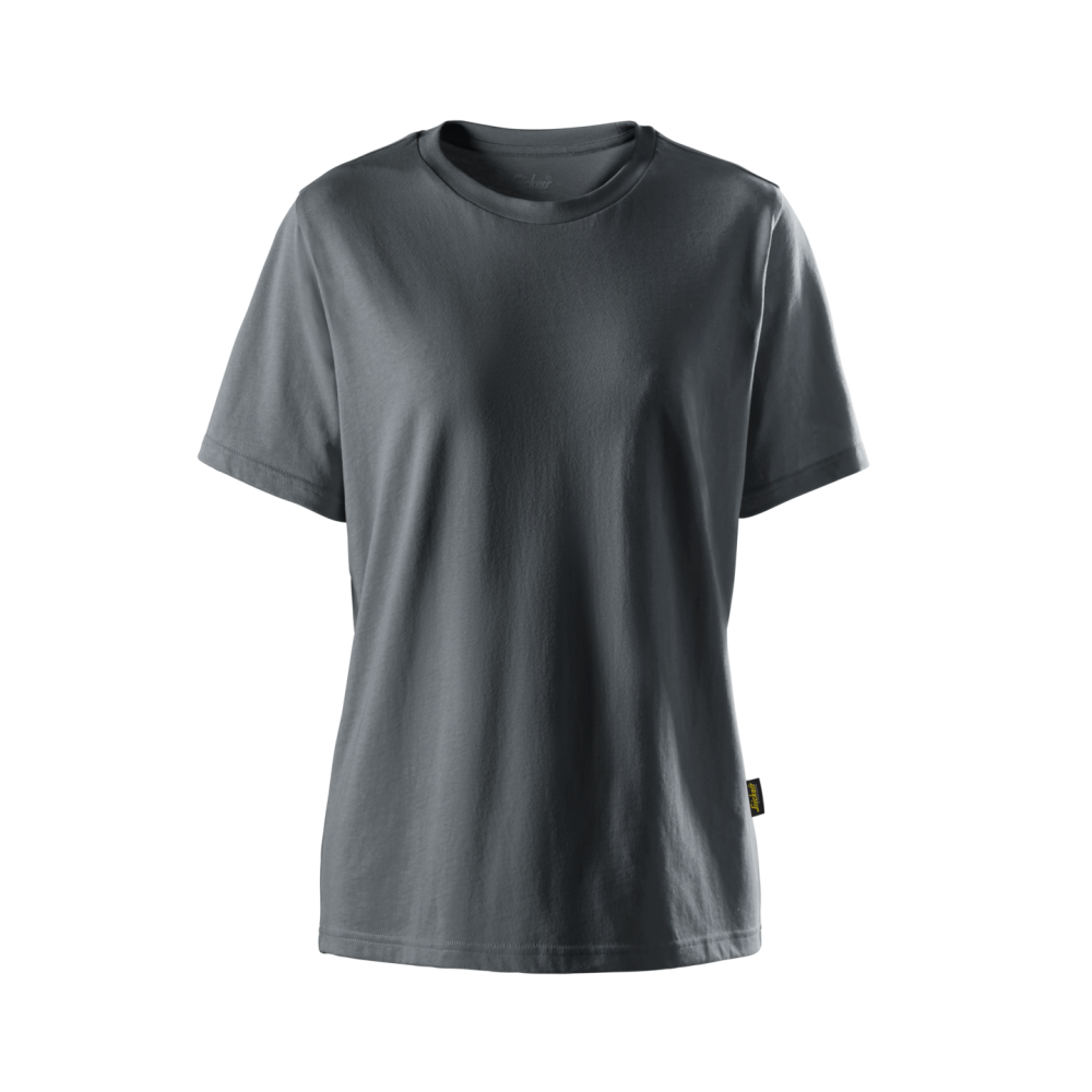 T-SHIRT KLASSISK DAM STÅLGRÅ STL XL