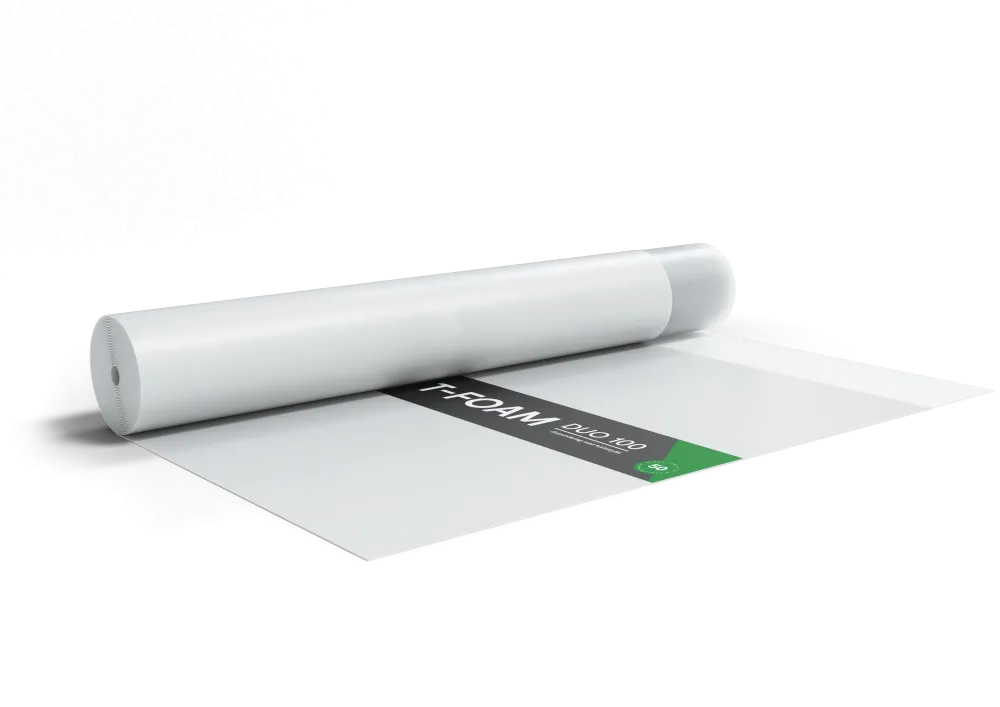TECCA T-Foam Duo 100 Golvunderlag 1200 x 2 mm x 50 m