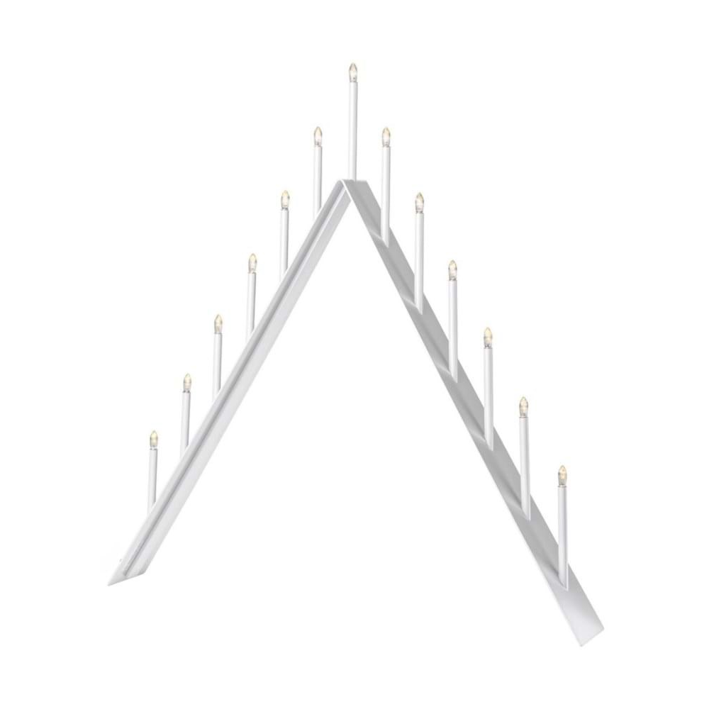 Spica 13 adventsljusstake, Vit