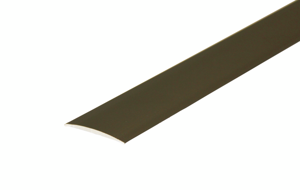 SKARVLIST D-PROFILE SLÄT BRONS SJÄLVHÄFTANDE 38MM 180CM